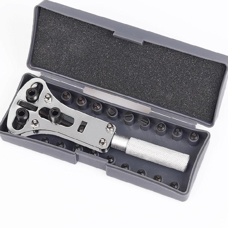 Watch Case Opener Adjustable Screw Back Remover Wrench Repair Tool Kit Part Maintenance Bottom Cover Rear Replace Battery
