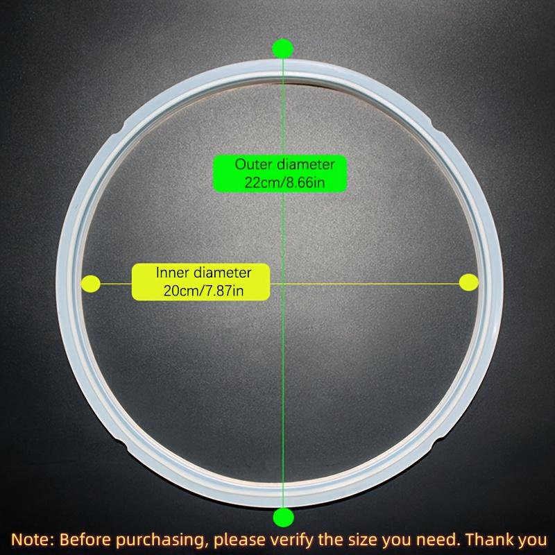 22/24cm Universal Electric Pressure Cooker Sealing Rings 2L, 2.8L, 4L, 6L, 8L, 12L Silicone Sealing Rings Replacement Parts