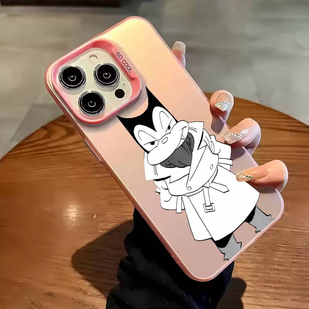 Comic B-Billy Bat Phone Case Color Silver Shell For IPhone 17 16 15 14 13 12 11 Pro Max Plus