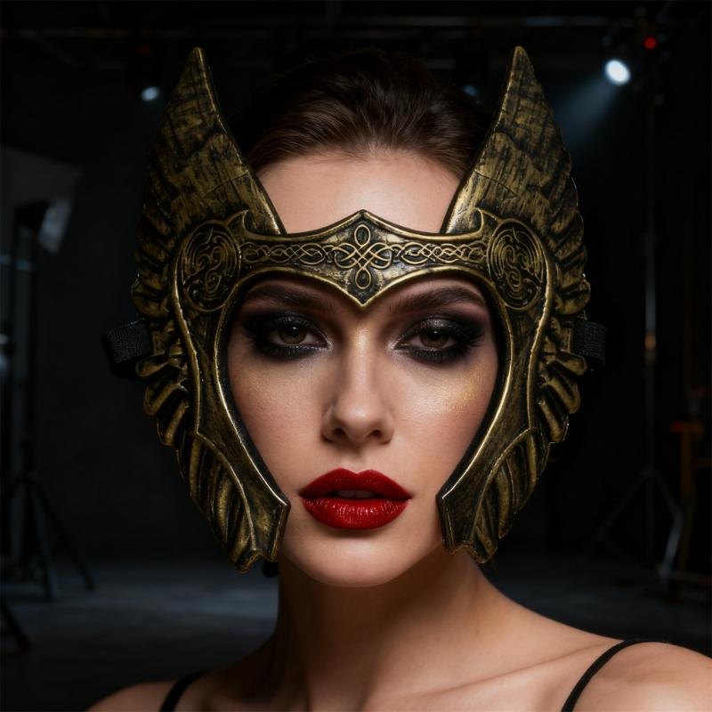 Angel Saint Mask Plastic Anime Cosplay Accessory Lightweight Practical Design For Costume Parties Conventions Event