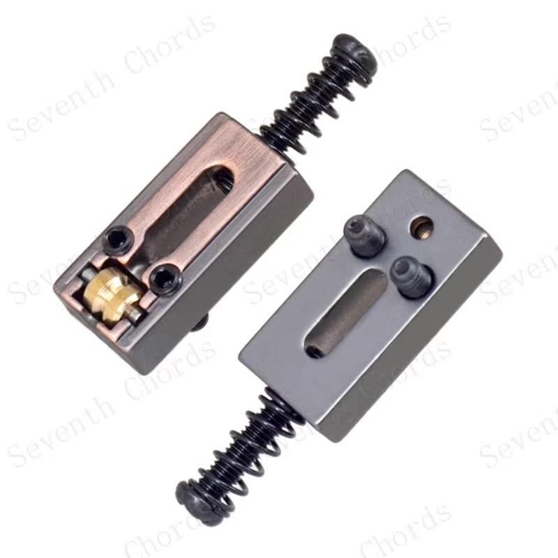 Stable Electric Guitar Bridge Roller Saddles Suitable for Tremolo Compatibility in Various Color Ensuring Easy Setup