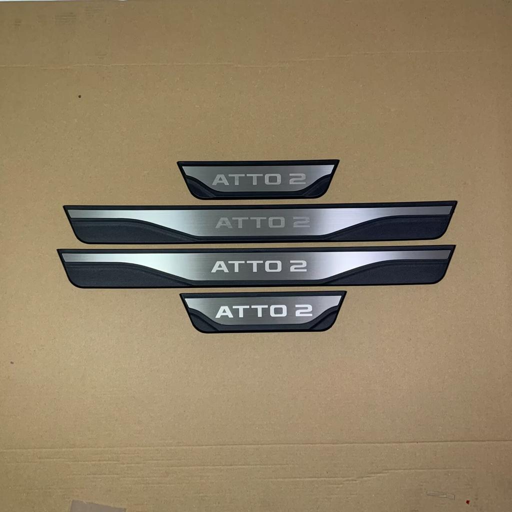 Für BYD Atto 3 2022 2023 2024 Atto 2 2025 2026 Türschwellenabdeckung Schmutzschutz Trittschutz Aufkleber Schutz Pedal Autozubehör