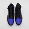 554724-068 NIKE AIR JORDAN 1 MID BLACK BLUE (Men's)