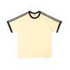 Children's Short-Sleeve Pure Cotton Uniform T-Shirt with Custom Logo & Stripes