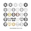 Fashionable Resin Belt Buckle for Men and Women T-shirt Corner Knotted Button