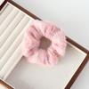 Gentle Filter ~ Sweet Mohair Knitted Hair Ties Gradient Ice - Cream Hair Ropes Large - Loop Hair Ropes Girlish Hair Accessories