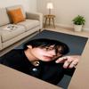 3D Kpop Bang Chan,lee Know Star Living Room Non-Slip Area Rug Carpet for Bedroom Playroom Sofa,Easy Clean Home Decor Doormat