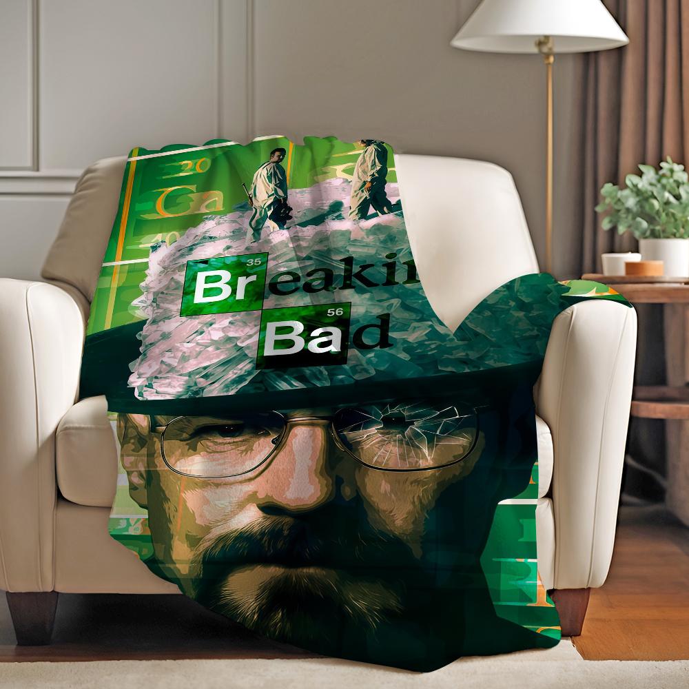 Crime TV series B breaking B bad Blanket For Sofa Office Bed Plane Travel Sleep Read Relax Camping Soft And Warm