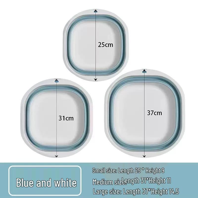 Foldable Portable Newborn Baby Washing Basin - Thickened, Large, Travel-Friendly, and Plastic
