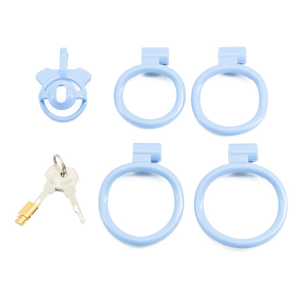 2.0 Curved Ring Small Dome Male Chastity Lock, Crossdressing Pseudo-Clitoris Design TS Genital Restraint