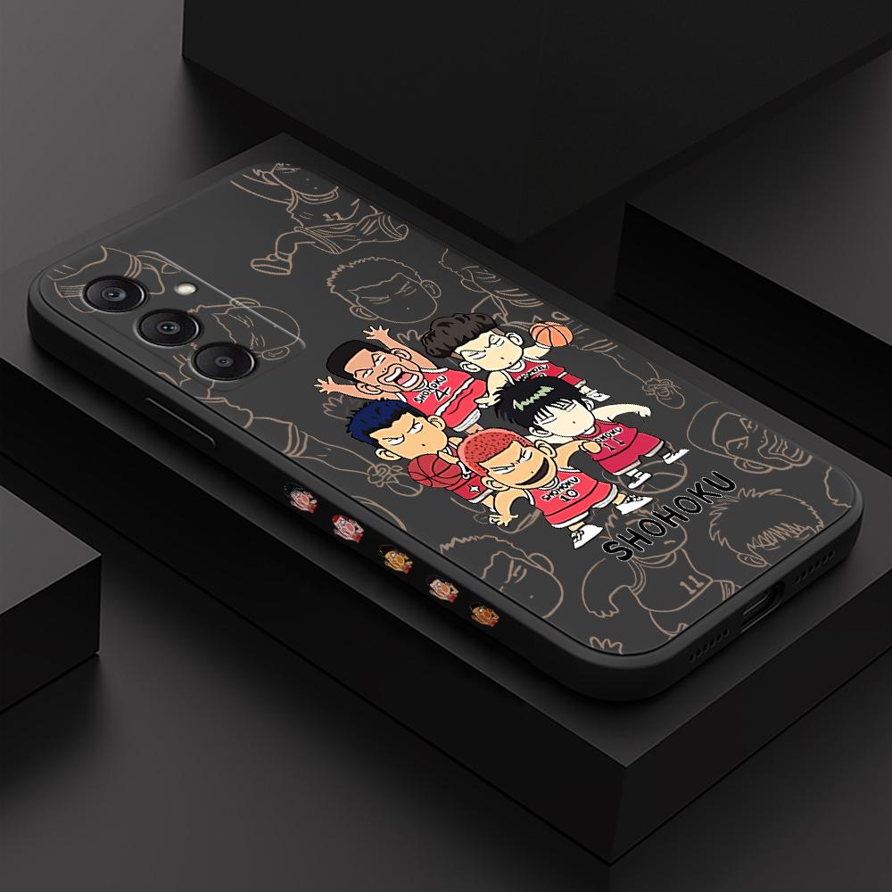 Cartoon Colorful Pattern Printing Phone Case Square Liquid Silicone TPU Full Cover Camera Shockproof Protection Cover for Samsung Infinix Tecno