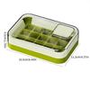 15 Grid Plastic Ice Mould for Summer Drinks Reusable Fast Freeze Ice Mold with Lid, Perfect for Cocktails Beverage Cooling Party