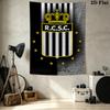 R Charleroi Sc Wall Tapestry Aesthetic Wall Hanging Printed Fabric Blanket Decorative Tapestries For Bedroom Living Room Home Decor