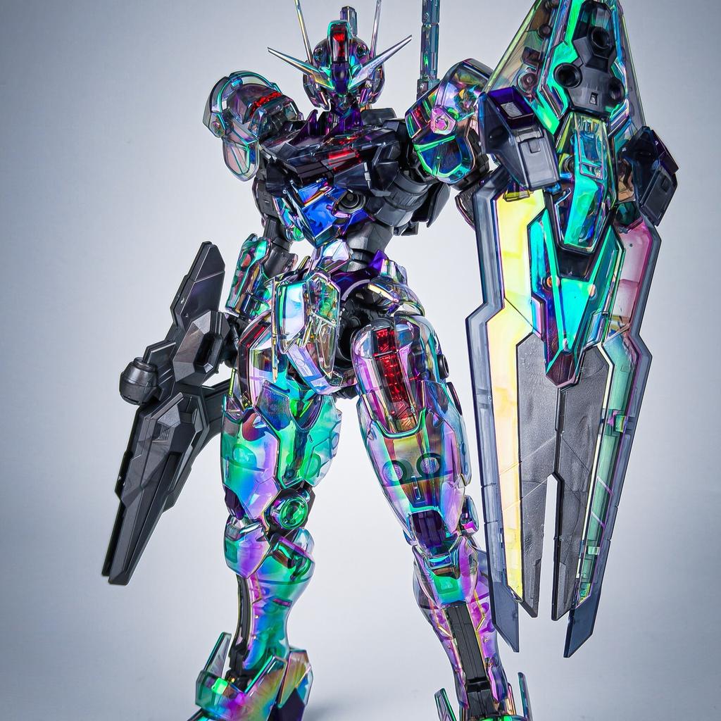 In Stock Fm Laser Iridescent Aerial Assembly Model Kit Laser Cool Action Figures Desktop Ornament Boy Surprise Gift Collectible