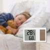 2 Stück Digitales LCD-Display Temperatur-Feuchtigkeitsmesser Digitales Thermometer Hygrometer Schlafzimmer