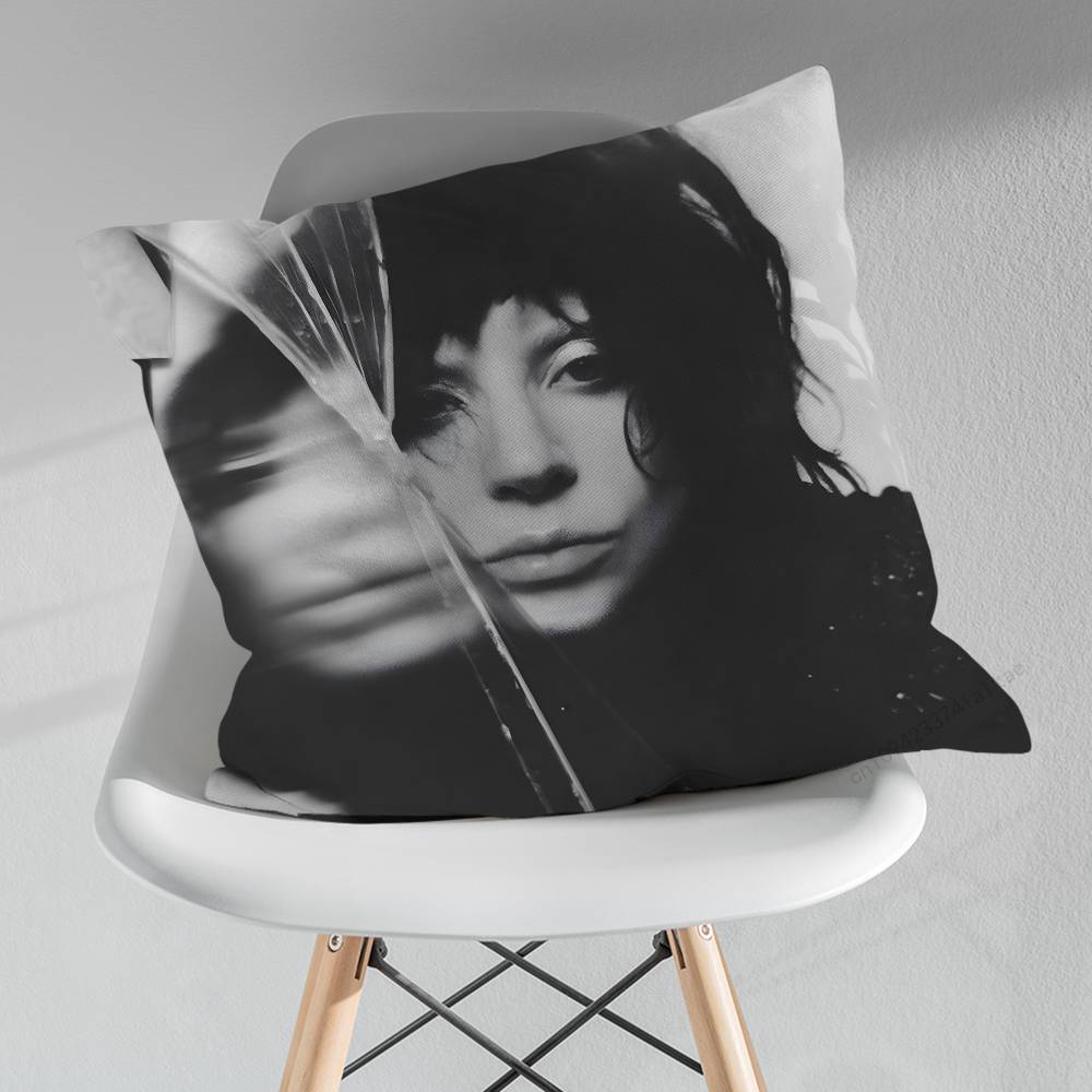 Singer LLady GGaga Cool Pillowcase for Sofa Room Office Decor Printing Merchandise AllMatch Cushion Cover