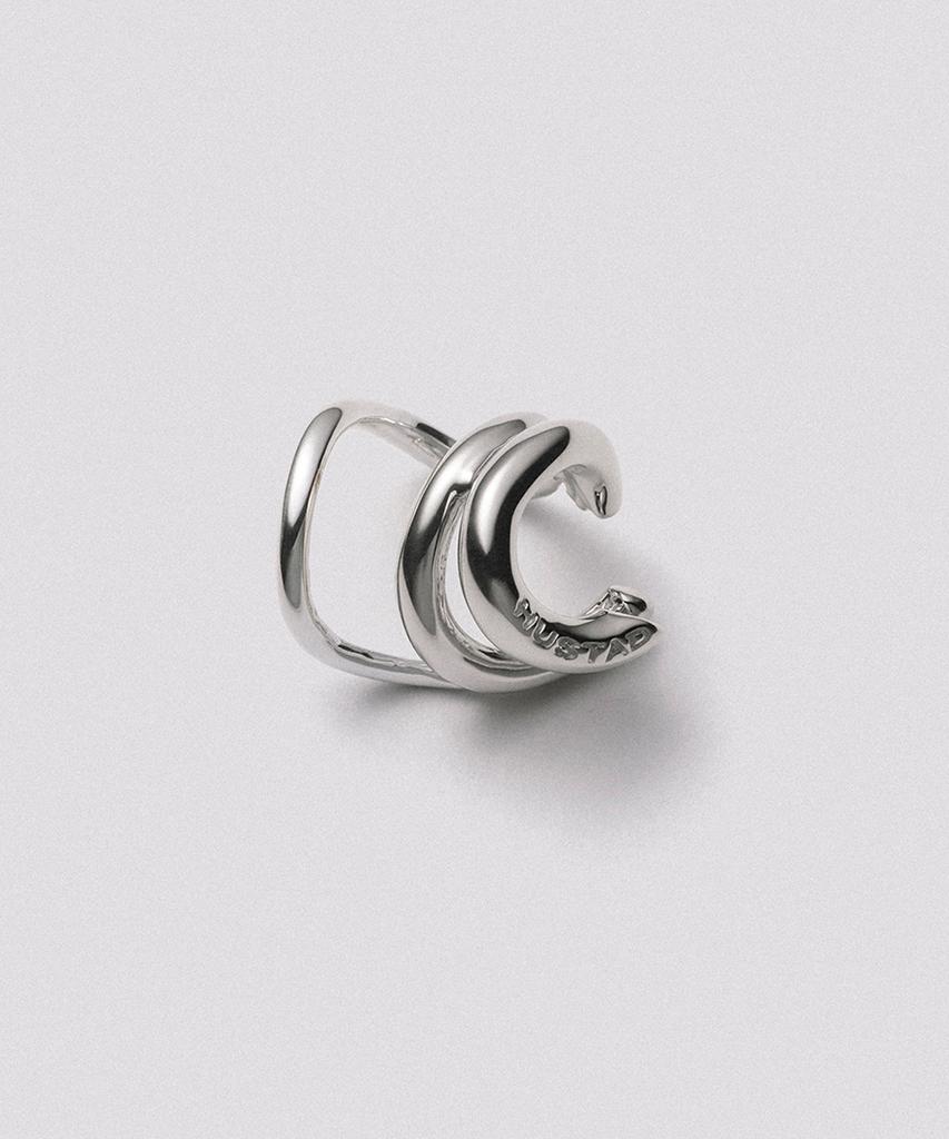 Hustad 244 Stam Earcuff _925 Silver Ear Cuff