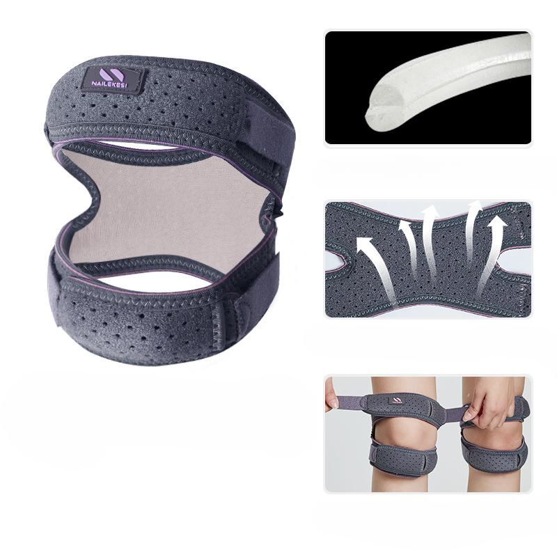 

Наколенники с поясом надколенника, специальные женские спортивные наколенники, защита надколенника коленного сустава