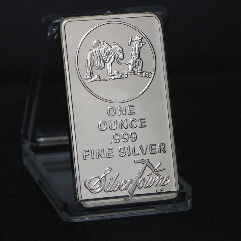 

1 oz Buffalo Eagle Snake Morgan, Silver Bar, Explorer Silver Bar, Silver Plated Commemorative Coin, Statue of Liberty Commemorative Medal, Square