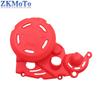 Motorcycle Engine Water Pump Cover Ignition Protector Clutch Guard For Loncin Engine YBS300 For LC176MN Engine For KEWS Parts