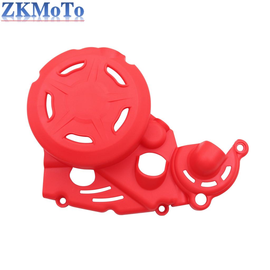 Motorcycle Engine Water Pump Cover Ignition Protector Clutch Guard For Loncin Engine YBS300 For LC176MN Engine For KEWS Parts