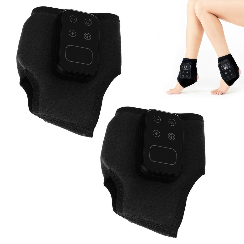 Advanced USB Foot Warmer & Ankle Massage Intelligent Temp Control, Adjustable Heat Double Massage Mode for Comfort