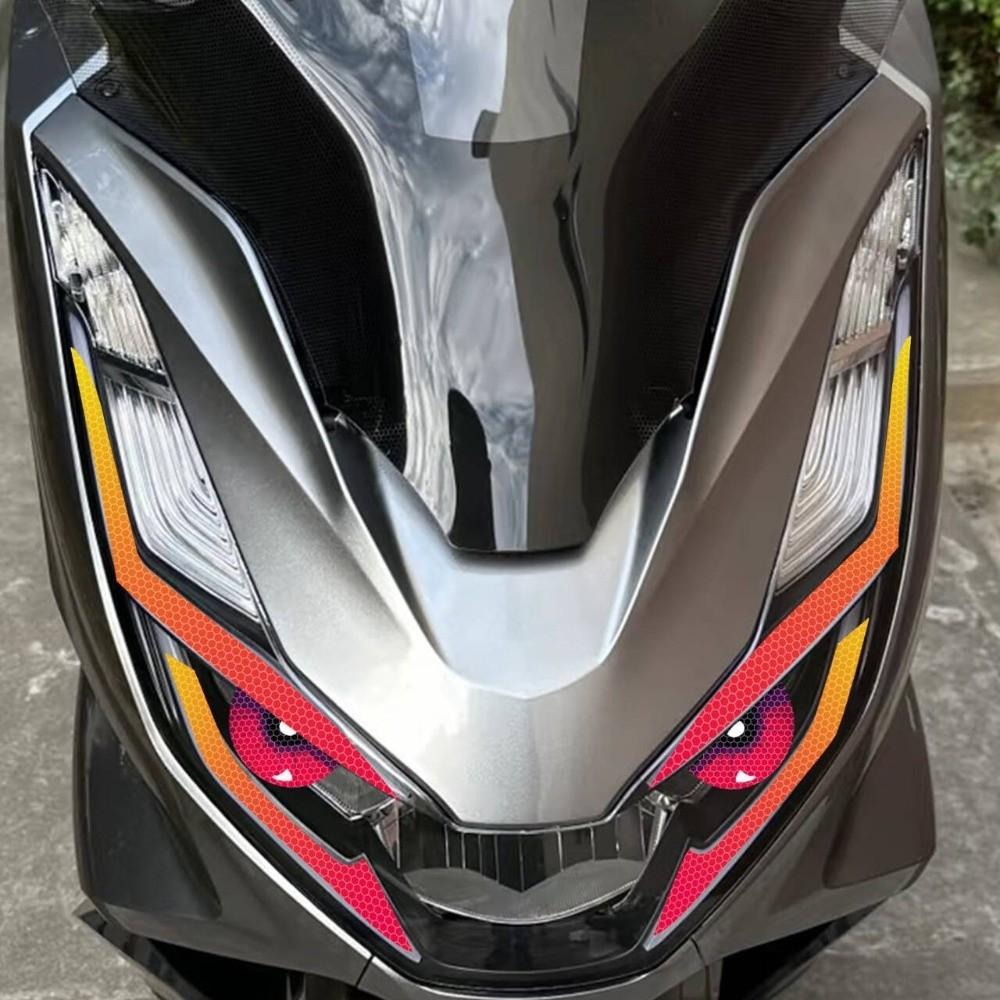 3D Design Motorcycle Eye Line Stickers Guard Sticker Headlight Protection Decals Motorcycle