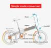 LANKELEISI G660 20-inch Foldable Urban Electric bicycle,500W48V12.8AH,Max Range 110 km,Max Load 120 Kg