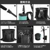 Mytrix Portable Shower for Camping, 6000mAh Rechargeable Electric Shower with 20L Folding Bucket, Simple Shower