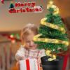 Christmas Tree Solar Decorative Light Waterproof Spiral String Holiday Decoration Lamp Light Last Up To 10H for Garden Lawn Park