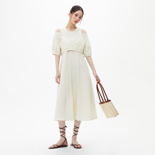 Rap V-Crop Layered Dress Aq2Wo574
