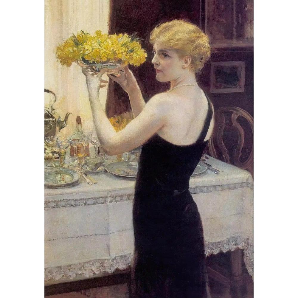 Canvas Renaissance Women Portrait Retro Art Victorian Classic Prints Wall Art Picture Living Room Home Decor Wall Decor