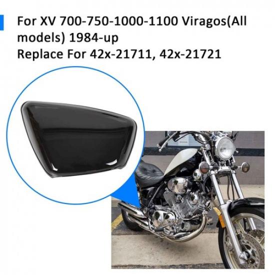 Left Right Side Panel Battery Cover For Yamaha Virago 700 XV1100 XV750 XV700