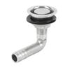 32mm Marine Grade Boat Pipe Connector 316 Stainless Steel Folding Rotating Coupling Tube Pipe Connector Boat Hardware Fitting