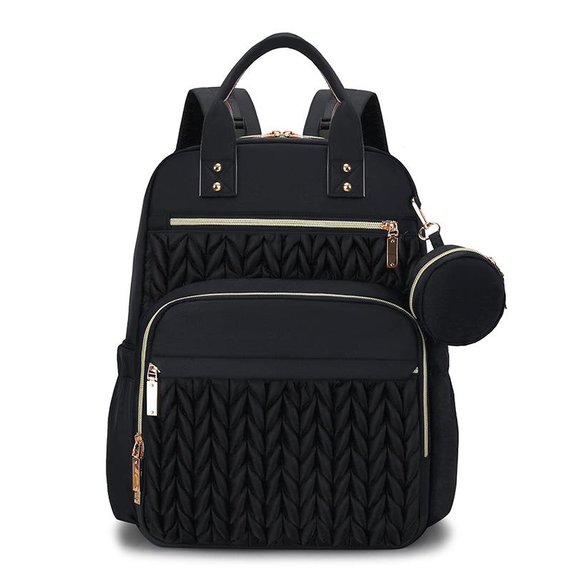 New Style Mommy Bag, Outdoor Backpack with Shoulder Straps, Diaper Pad, Bottle Storage Bag, Large Capacity Mother and Baby Bag