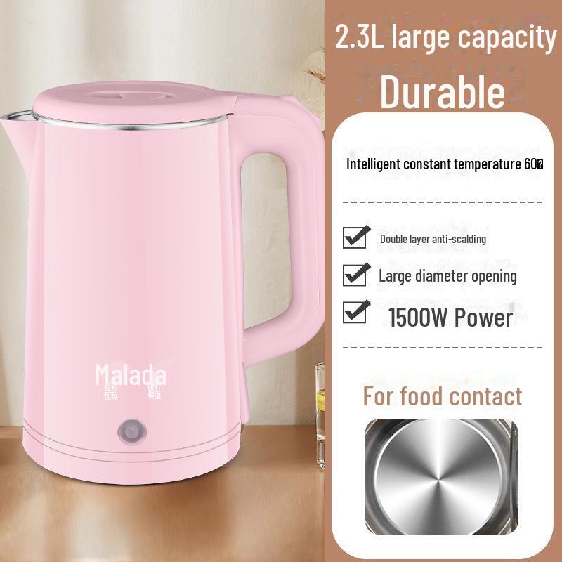 

Электрический чайник емкостью 2,5 л, с автоматическим отключением и изоляцией для студенческих общежитий