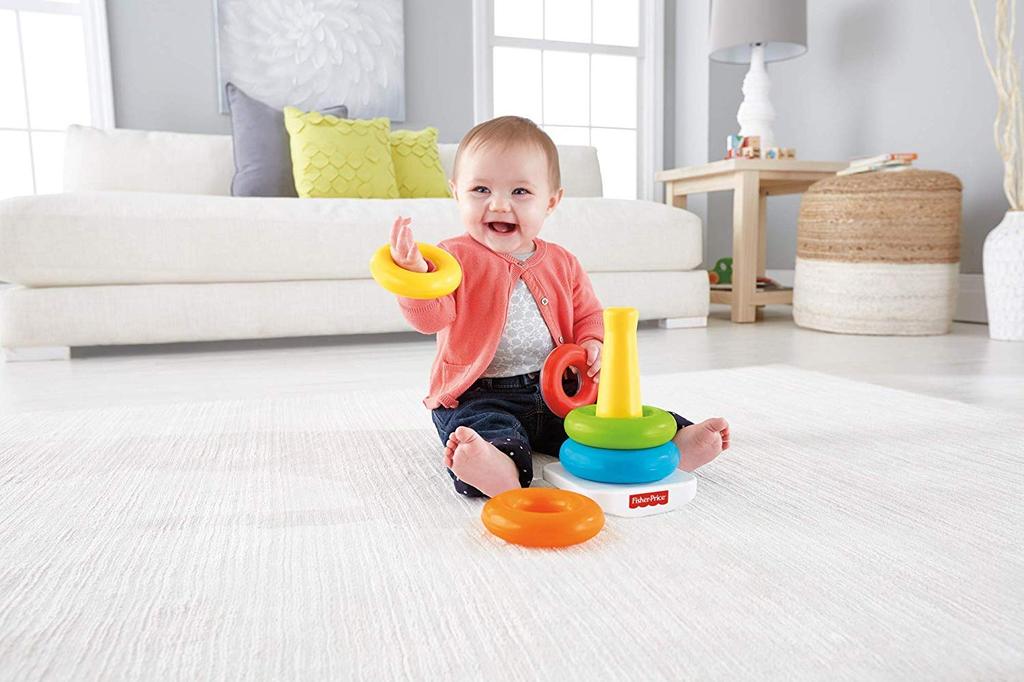 Brilliant Basic Swinging Tower Educational Building Educational Finger N8248 Fisher-Price (Ages 6-36 Months, Baby, Toddler, Child, Toy, Shape-Matching