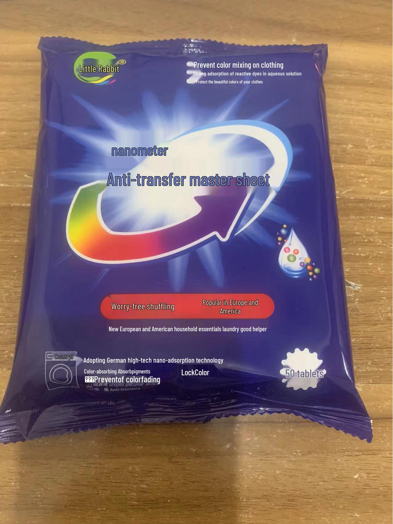 

Листы для поглощения цвета, предотвращающие линьку, для стиральных машин