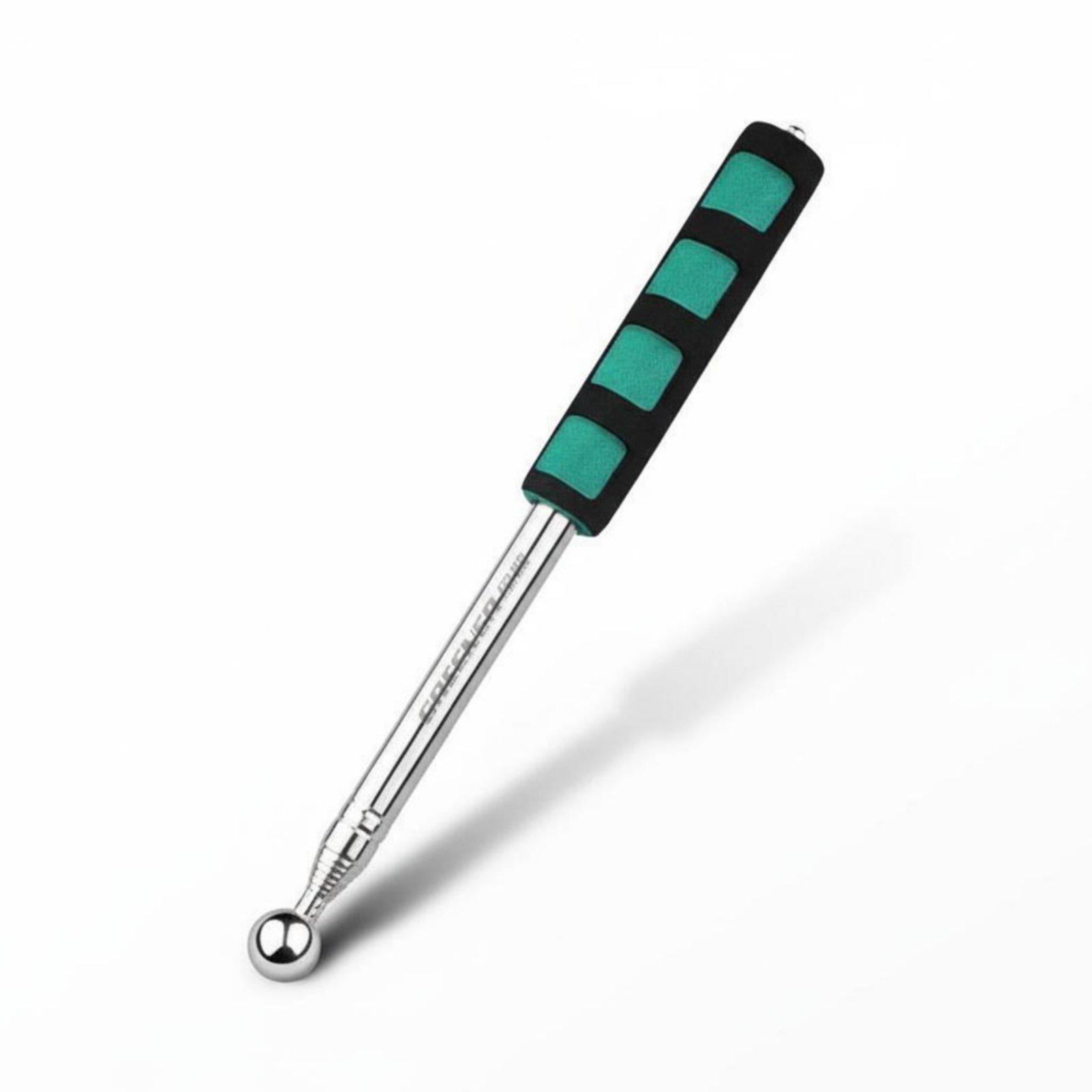 Extendable Tile Sounding Hammer Round Spherical Head Hollow Wall Probe Rod Telescopic Inspection Hammer Long-Lasting for Tilers