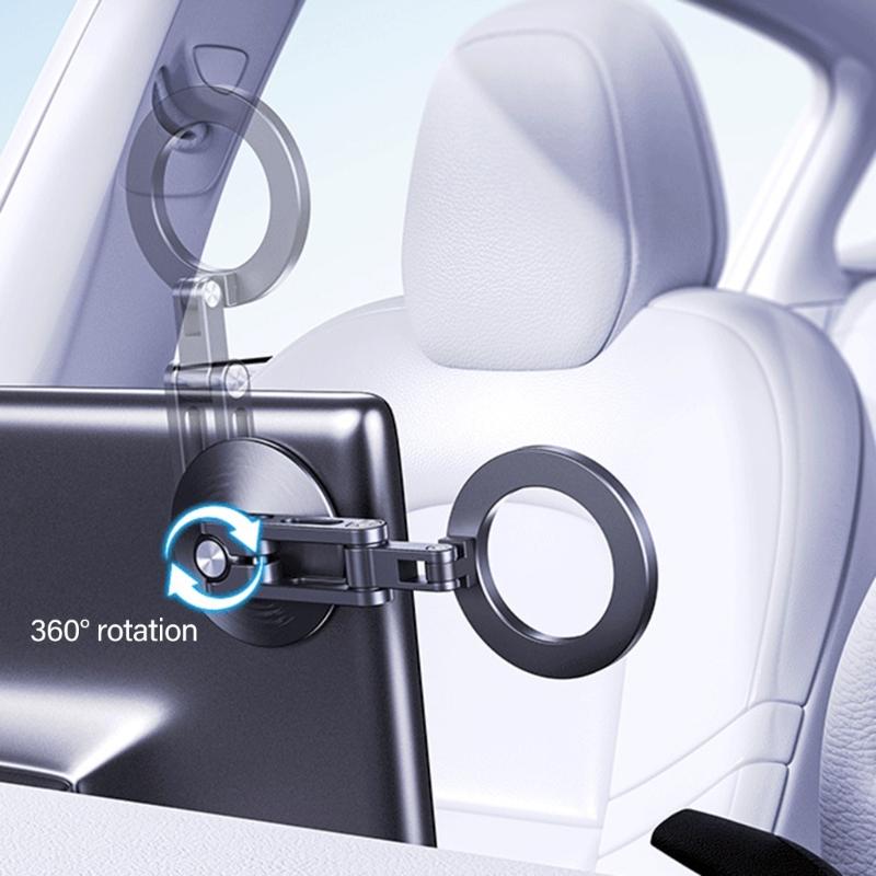 Windshield Smartphone Mount Support Bracket with Vacuum Magnetic Suction 360 Degree Rotatable for Navigation Video Calls