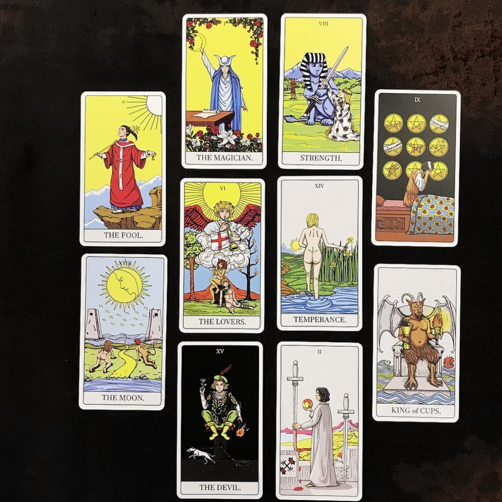 10.3*6cm Shuffle Tarot Collection B Shuffled World of RWS Tarot Deck 80 Pcs Cards A Creative Way of Telling A Story