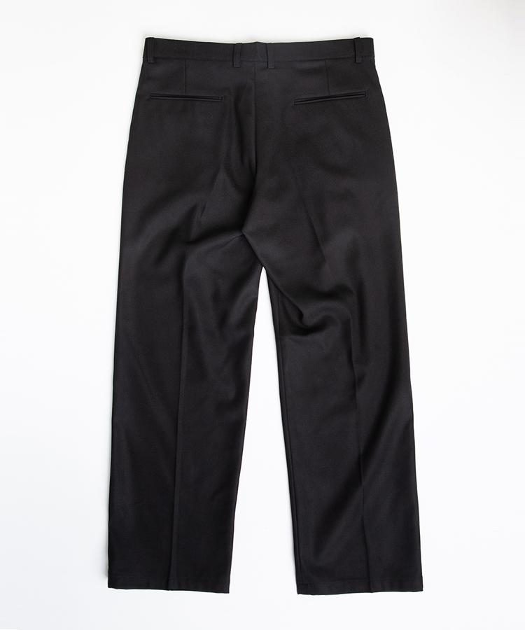 Seuteulaikeu Elegant Loose Trousers (Black)