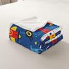 Colorful Airplane Blanket Soft Fleece Throw Kids Room Decor Aviation Theme Baby Gift Home Decoration