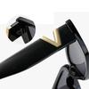 Fashion Cat Eye Sunglasses Luxury V Sun Glasses For Ladies Classic Rectangle Driving Eyewear UV400 Glasses