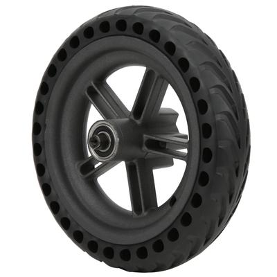 Cellular Rear Wheel Fit for Xiaomi Electric Scooter Black Rubber Tire Wear Resistant