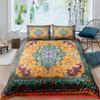 New Bohemian Style 3D Printed Bedding Cover Pillowcase European And American Retro Ethnic Colorful Style Duvet Cover Sets