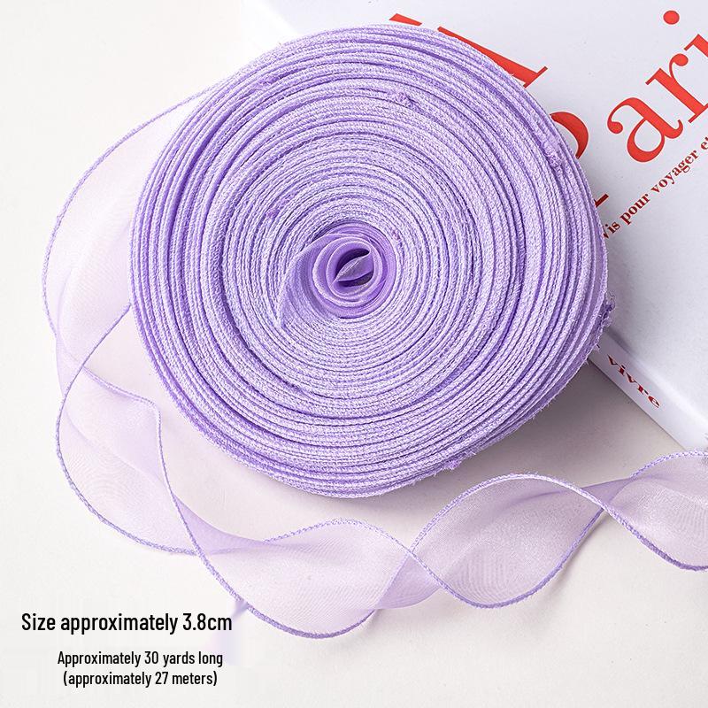 Elegant Fishtail Silk Ribbon for Cake and Bouquet Decoration