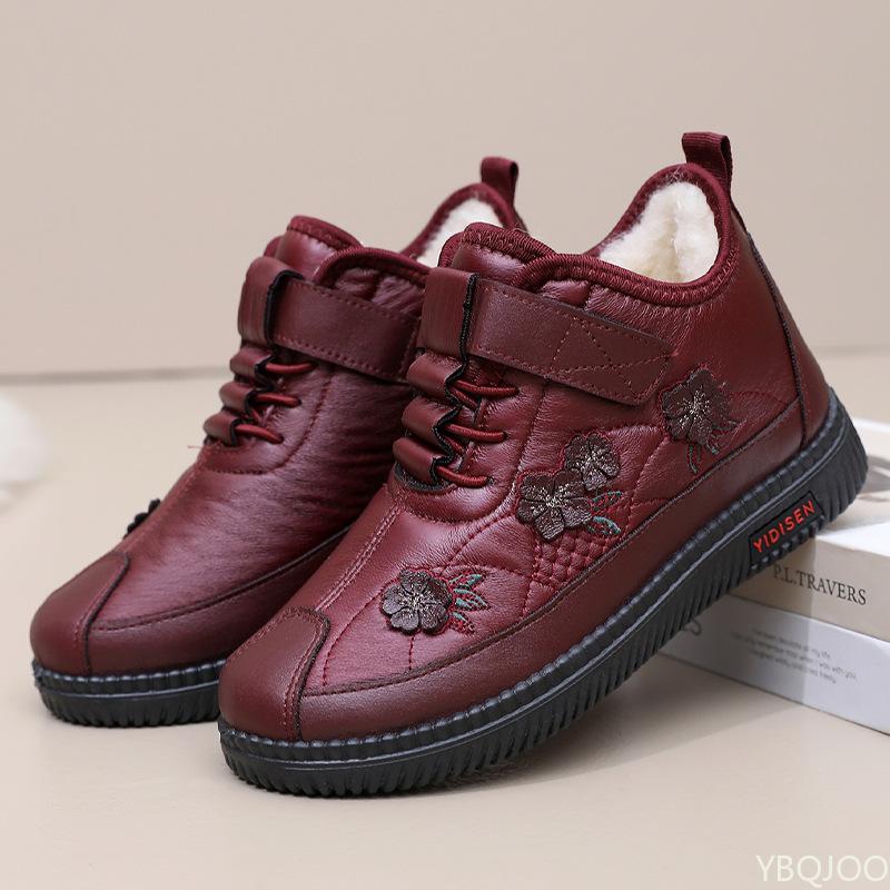 Fashion Warm cotton shoes winter waterproof anti slip soft soled ankle boots  comfortable daily casual wear resistant women's snow boots