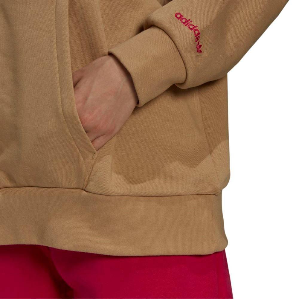 adidas Originals Sweatshirts Women's Khaki Hooded Moderate Regular H09307