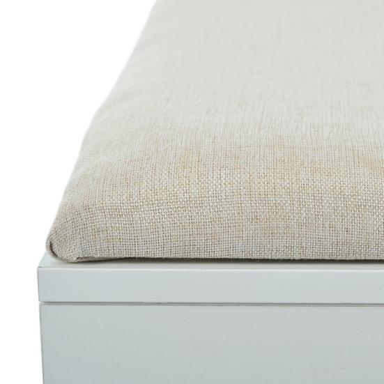 Shoe Cabinet Large Capacity Strong Load Bearing Dustproof Upholstered Seat with Bench Store Shoes Smooth Edge Shoe Changing Stool